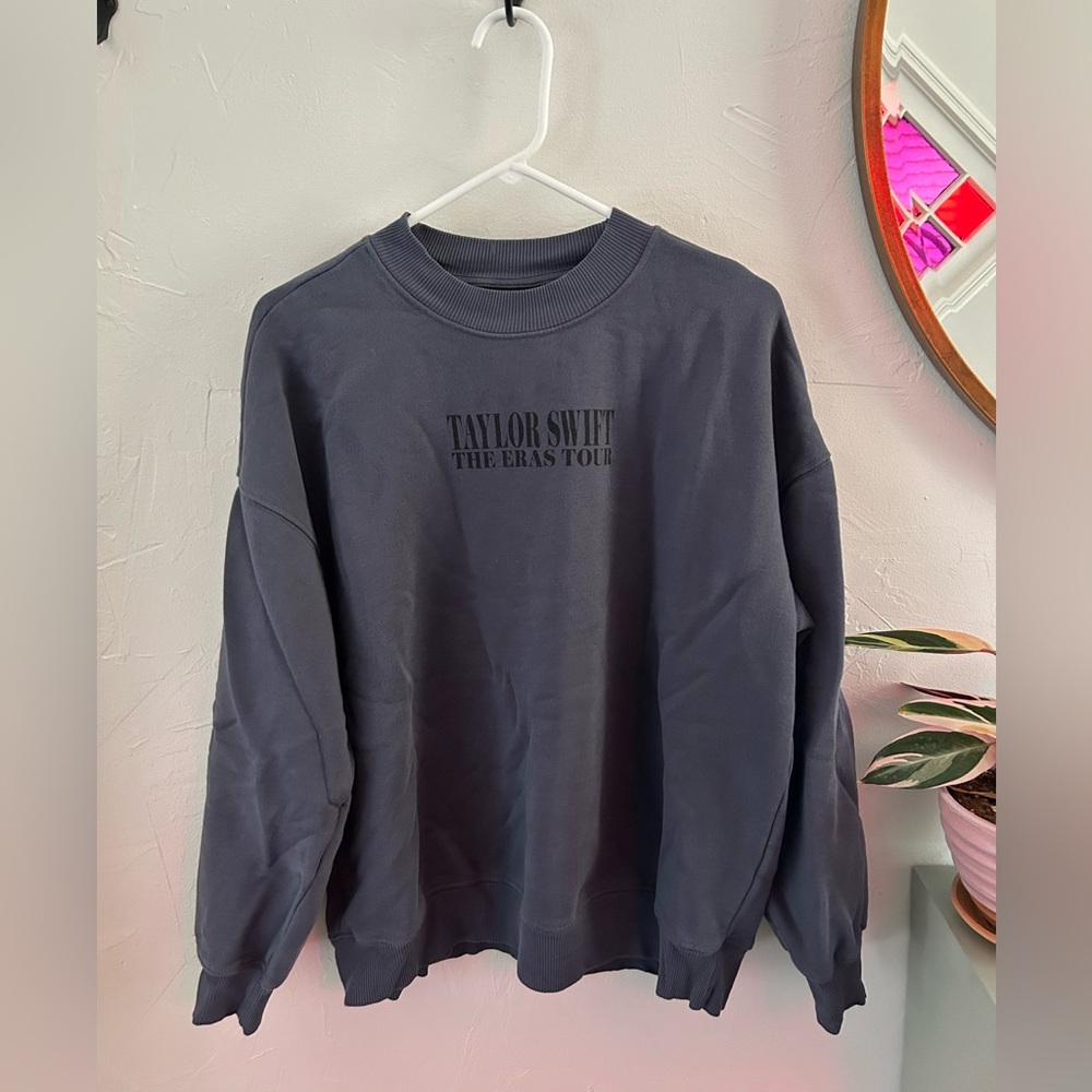 Taylor Swift The Eras Tour Blue Crewneck Sweatshirt